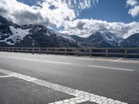 European Road: A View of Asphalt and Landscape