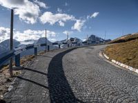 European Road in Austria with Clear Sky 001