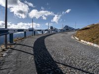 European Road in Austria under a Clear Sky