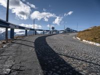 European Road in Austria under a Clear Sky