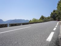 European Road: Mountain Landscape in Mallorca