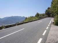 European Road: Mountain Landscape in Mallorca