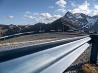 European Road: Switchback Curve Through the Mountains