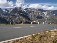 European Scenic Asphalt Road Through Majestic Mountains