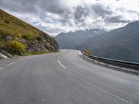 European Scenic Road in Mountainous Landscape