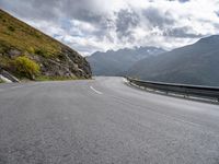 European Scenic Road through Mountainous Landscape