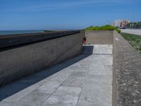 European Surface with Pavers under a Clear Sky