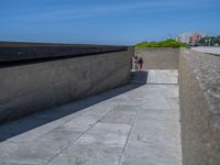 European Surface with Pavers under a Clear Sky