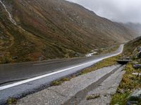 European Terrain: Gloomy Landscape Under a Grey Sky