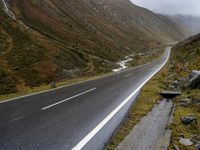 European Terrain: Gloomy Landscape Under a Grey Sky