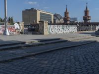 European Urban Design in Berlin under Clear Sky