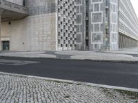 European Urban Design: Museum Surrounded by Asphalt Road