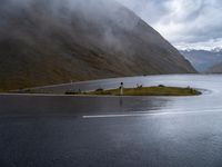 Europe's Highlands under a Gloomy Grey Sky