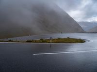 Europe's Highlands under a Gloomy Grey Sky