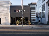 Explore California: Shops and Streets Under Clear Skies