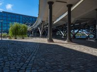 Exploring Berlin's Urban Design: Clear Skies and Cobblestone Roads