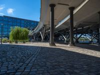 Exploring Berlin's Urban Design: Clear Skies and Cobblestone Roads