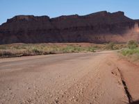 Off-Road Track in Fisher Towers, Utah