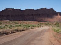 Off-Road Track in Fisher Towers, Utah