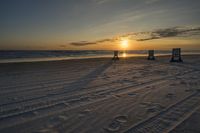 Florida Beach Sunrise: Sunlight Glistening on the Sand