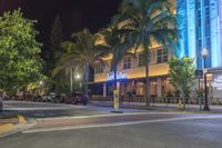 Florida Cityscape Night Lights 001