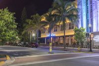 Florida Cityscape Night Lights 003