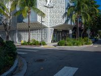 a picture of the entrance to the west end building in palm tree lane, miami, fl