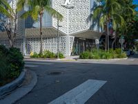 a picture of the entrance to the west end building in palm tree lane, miami, fl