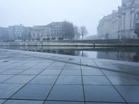 Foggy Berlin Germany: Modern Architecture 002