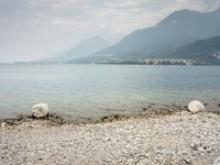 Foggy Day Coastal Landscape in Italy