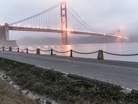 Foggy Morning at the Golden Gate Bridge in San Francisco