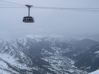 Foggy Winter Landscape in the Alps, France