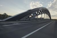 Frankfurt Architecture: Bridge in Motion Blur