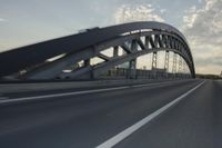 Frankfurt Architecture: Bridge in Motion Blur