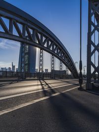 Cityscape of Frankfurt, Germany - Architecture and Urban Landscape with Clear Sky and Sun