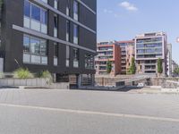 Modern Architecture in Frankfurt, Germany: Clear Sky View