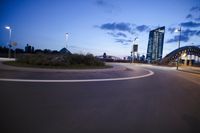 Frankfurt, Germany: Night-time Skyline