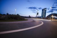 Frankfurt, Germany: Night-time Skyline