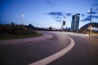Frankfurt, Germany: Night-time Skyline