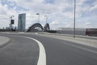 Straight Down the Road in Frankfurt, Germany