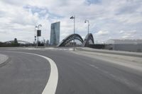 Straight Down the Road in Frankfurt, Germany