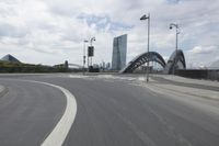 Straight Down the Road in Frankfurt, Germany