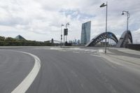 Straight Down the Road in Frankfurt, Germany