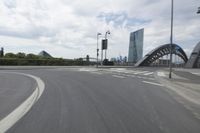 Straight Down the Road in Frankfurt, Germany