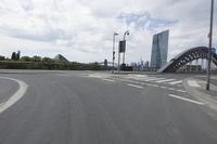 Straight Down the Road in Frankfurt, Germany