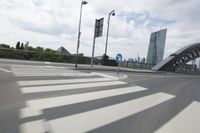 Straight Down the Road in Frankfurt, Germany