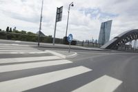 Straight Down the Road in Frankfurt, Germany