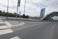 Straight Down the Road in Frankfurt, Germany