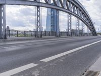 Frankfurt, Germany: Skyway Bridge