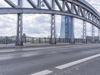 Frankfurt, Germany: Skyway Bridge